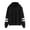 Black, variant on Tejiojio Jackets Clearance Fashion Women Casual Hooded Slim-fit Double Horizontal Bars Sweater Coat