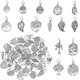 thumbnail image 1 of Dijes de árbol de la vida con forma de corazón y hojas, de aleación tibetana, con forma de rama, de metal hueco, para hacer joyas, collares, llaveros, decoración de Acción de Gracias., 1 of 9