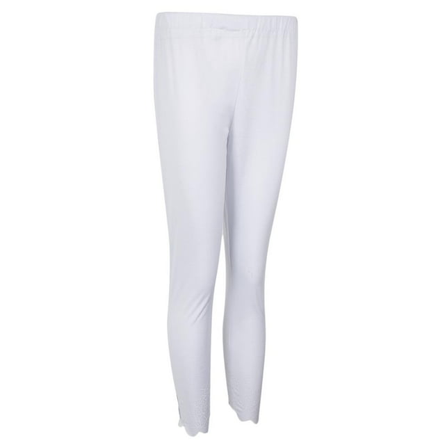 Polainas Sólido Cómoda Mujeres Deporte Yoga Playa Cóctel de Playa Tropical Hawaiano Blanco 4XL Baoblaze Leggings de yoga