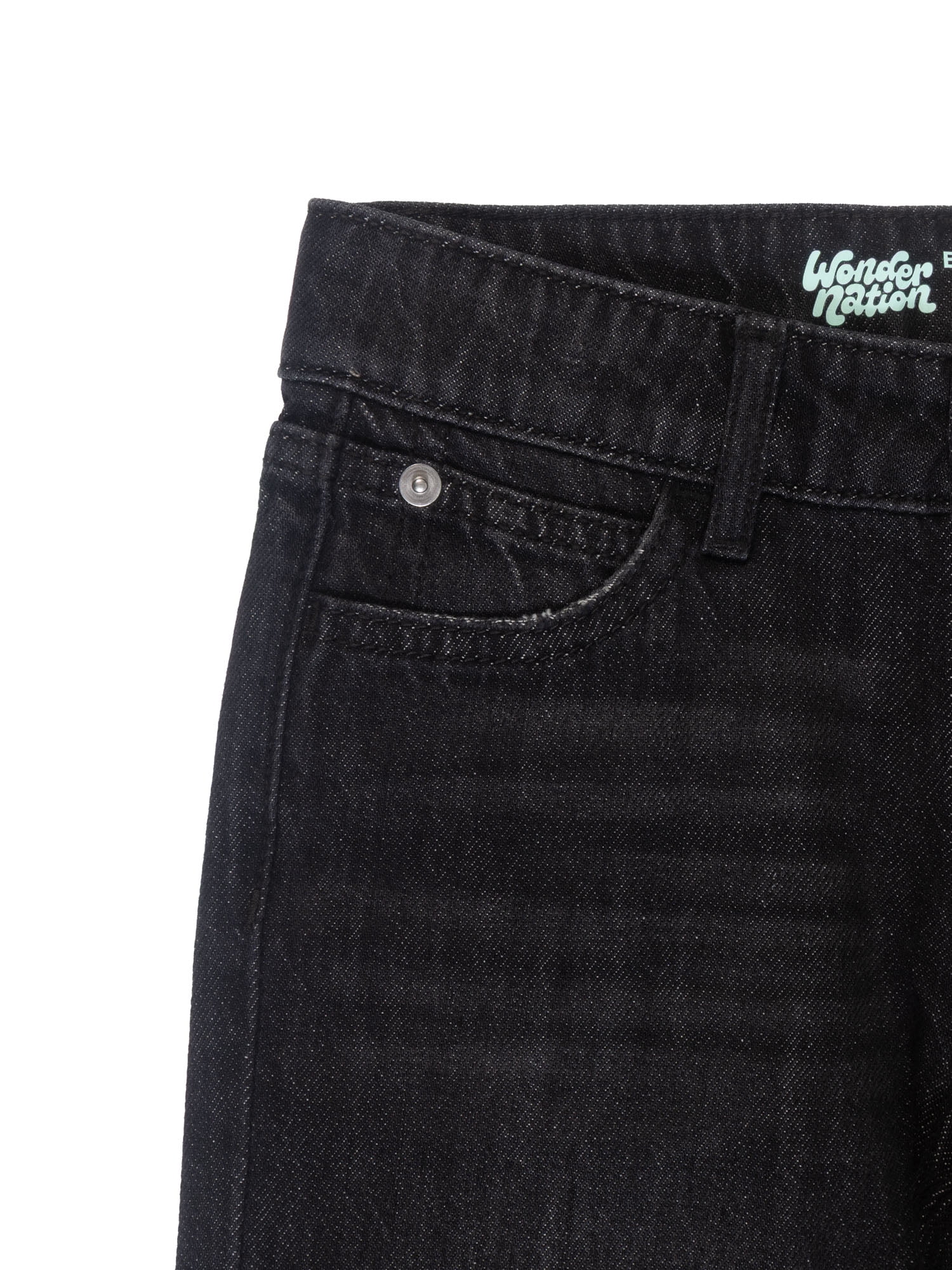 Wonder Nation Girls Easy Straight Leg Jean, Sizes 5-18