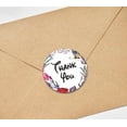 thumbnail image 4 of Darling Souvenir 45 Pcs Floral Wreath Round Thank You White Stickers Envelope Seals-1.6 Inches, 4 of 4