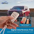 thumbnail image 3 of LAICAIW for GMC Key Fob Cover with Key Fob Keychain, 5 Buttons Soft TPU Key Shell Case Compatible with 2021 2022 2023 GMC Sierra 1500 Chevy Silverado 1500 2500HD 3500HD (BCK-5D), 3 of 6