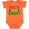 thumbnail image 3 of Inktastic Nice Until Proven Naughty with Holly and Gingerbread Man Boys or Girls Baby Bodysuit, 3 of 5