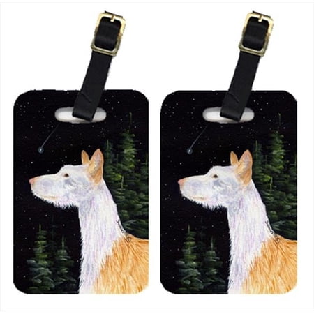 Starry Night Ibizan Hound Luggage Tags
