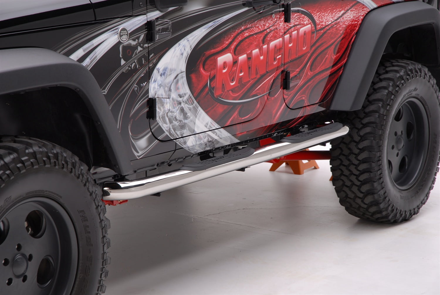 ARIES 3 Inch Round Side Bars Fits select: 1967-1972 CHEVROLET K10, 1968-1972 CHEVROLET K20