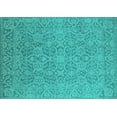 thumbnail image 1 of Ahgly Company Indoor Rectangle Oriental Turquoise Blue Industrial Area Rugs, 8' x 12', 1 of 4
