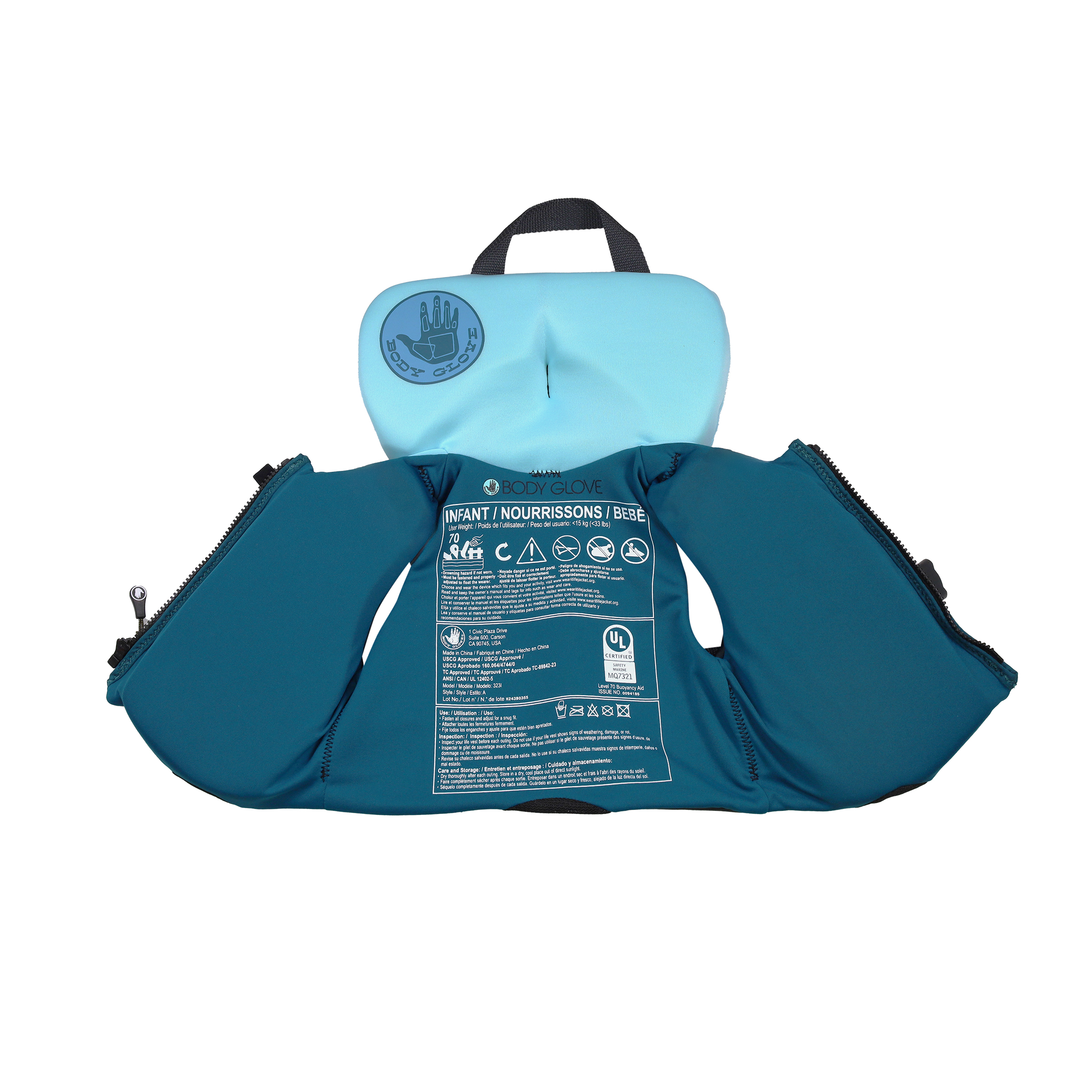 Body Glove Infant Neoprene Life Jacket 20-30 Lbs photo 3
