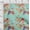 Aquamarine, variant on oneOone Cotton Flex Burgundy Fabric Flower Watercolor Sewing Material Print Fabric By The Yard 40 Inch Wide