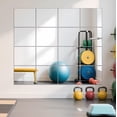 thumbnail image 1 of Espejo Ruomeng Home Gym montado en la pared, 14 x 12 pulgadas, 16 unidades, 1 of 8