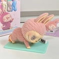 thumbnail image 4 of Caja ciega de la serie Monsters Lazy Yoga Figura de anime Labubu Zone Out R Presume de confianza Estírate y suda Juguetes de yoga, 4 of 5