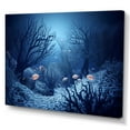 thumbnail image 2 of Designart "Navy And Ebony Subaquatic Universe" Coastal Coral Under Water Wall Art Prints, 2 of 7