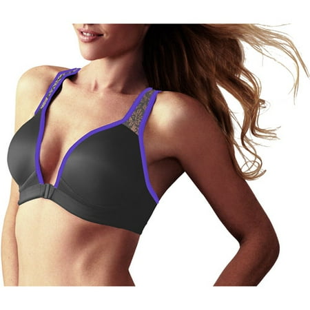 Front Close Plunge Push-Up Wire Free Sport Bra