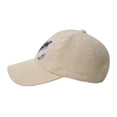 thumbnail image 3 of Baseball Cap Bent Eaves Design 6 Piece Cap Body Breathable Not Hot Plastic Cap Drag For Daily Travel Vacation Purple-White-Gold Marble Beige, 3 of 8