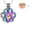 Rainbow, variant on Stainless Steel Paw Print Urn Pendant Cremation Jewelry for Dog Cat Ashes Urn Necklace Pet Memorial Jewelry Necklace that Opens inside