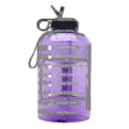 thumbnail image 1 of 3.78l Large Water Bottle Hydration With Motivational Time Marker Reminder, 1 of 1