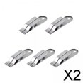 thumbnail image 1 of Paquete de 2-6 5x Colamx pesca lombriz de tierra Clip pesca de Acero inoxidable 2 piezas, 1 of 8