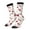 2 Black-1, variant on Different Meat Crew Socks for Men & Women, Breathable Casual Athletic Ankle Socks