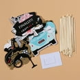 thumbnail image 2 of MasteelfCA 53pcs Wedding Party Photobooth Props Beard Lips Party Decorations Camera Cocktail Photo Booth Props, 2 of 5