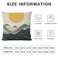 thumbnail image 5 of COMIO  Boho Moon Mountain Pillow Cover,Boho Rainbow Pillow Cover,Pillows Decor for Nursery Book Center Calming Corner Girls Kids Room, 5 of 5