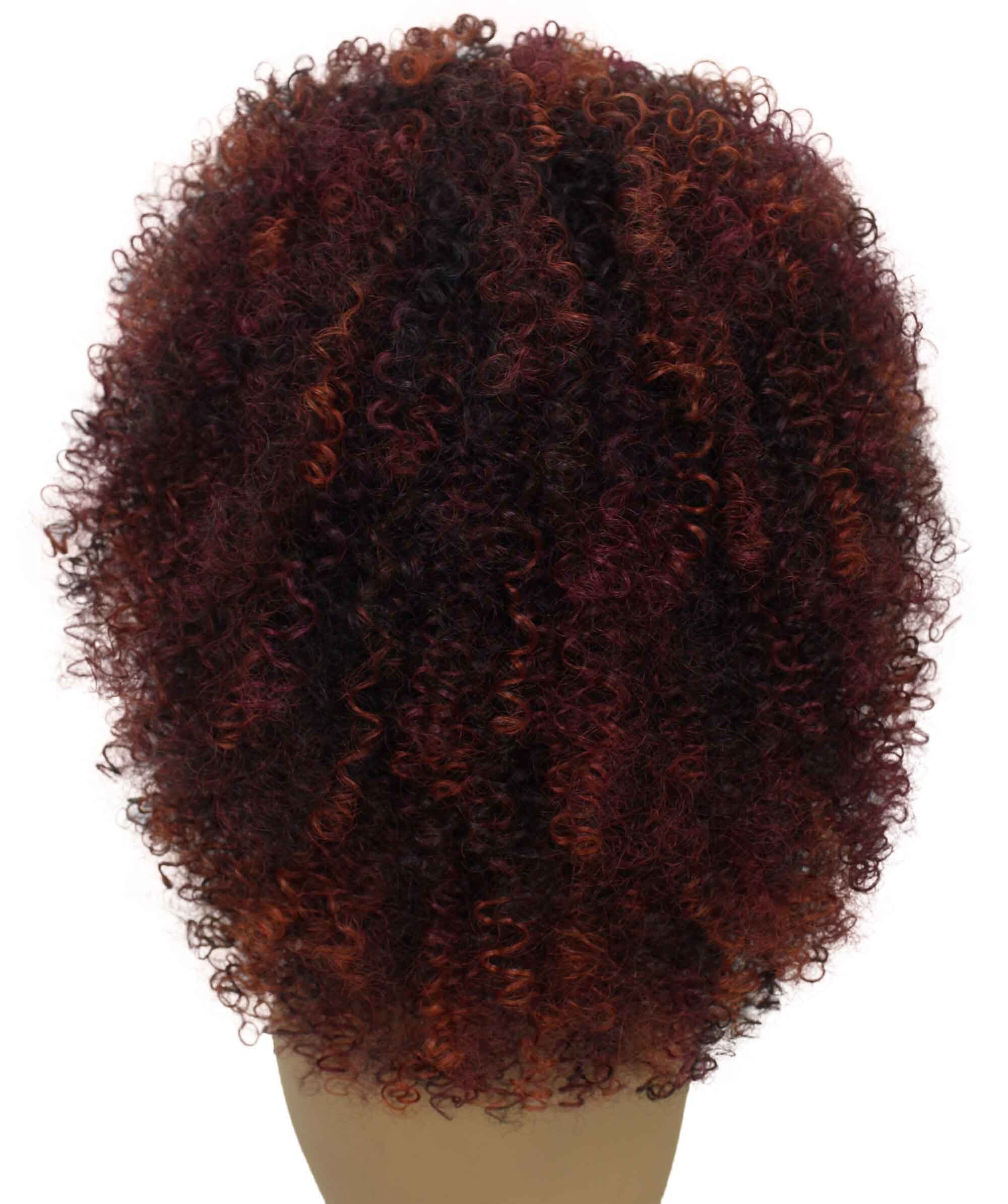 LUXLUXE Zenobia Curly Kinky 18 in Long Half Wig Mix Human Hair and Synthetic Fibers