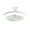White, variant on Vikakiooze Ceiling Fan With Lights, Enclosed Low Fan Light, Ceiling Light With Fan, Hidden Fan With E27 Lamp