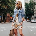 thumbnail image 4 of Vsdgher Robes d'Été Imprimé Écureuil pour Femmes Robe de Plage Décontractée Col en U Sans Manches Robe d'Été Ample avec Poche, 4 of 7