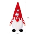 thumbnail image 7 of Tnobhg 4 Pcs Christmas Tableware Flatware Holders Knitted Cutlery Dust Cover Cute Gnome Pattern Bag Covers for Cutter & Fork Thanksgiving New Year Party Decoration Xmas Dinner Table Decor, 7 of 7