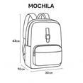 thumbnail image 5 of Castelli mochila cuero hombre resistente laptop 18 compartimentos acolchada, 5 of 5