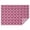 Pink Pug Puppies, variant on Poodle Dog and Flower Floral Rectangle Tablecloth 60"x84",Waterproof Polyester Rectangle Table Cloth, Wipeable Spillproof Polyester Tablecloth for Dining, Camping, Indoor and Outdoor