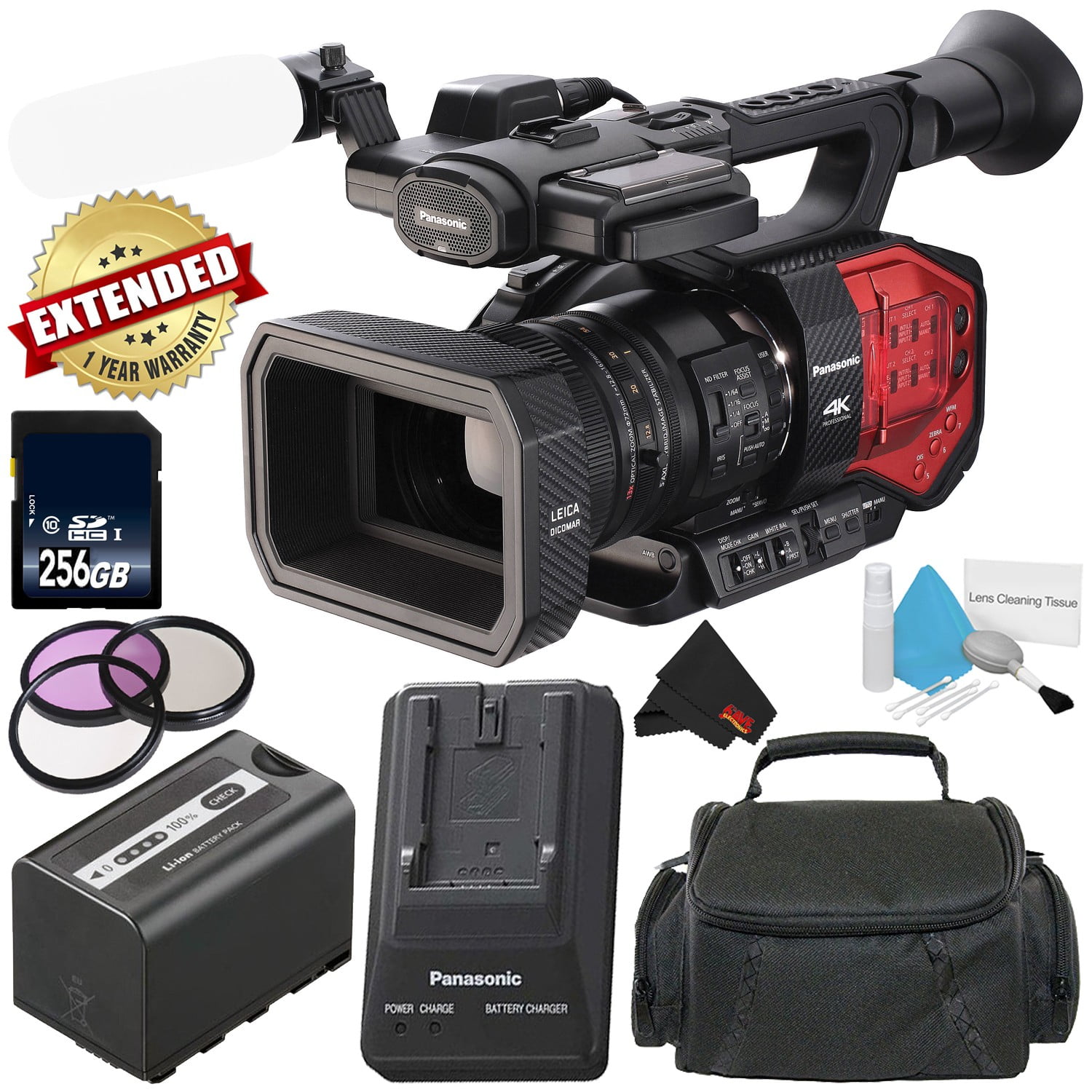 Panasonic AG-DVX200 4K Professional Camcorder with Four Thirds Sensor