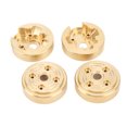 thumbnail image 1 of Wheel Weights Counterweights, Long Lasting Easy To Install Front Rear Axle 4pcs High Strength RC Brass Wheel Weights  For FCX24 1/24 RC Cars, 1 of 8