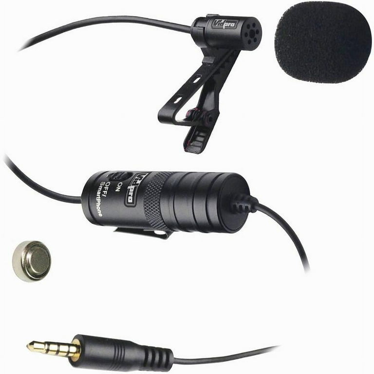 Digital Camera External Microphone Compatible with Canon PowerShot ELPH 360  HS Digital Camera, XM-8 Mini Condenser Microphone, for DSLR's, Camcorders