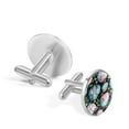 thumbnail image 3 of Easter Stylish Mens Cufflink Set and Shirt Clip Made of Stainless Steel for Formal Attire and Business Meetings, 3 of 6