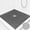 Grey-27" x 27" (Square), variant on Square Shower Mat Non Slip: 27 X 27 Inch Extra Large Loofah Mats For Inside - Anti Slip Stall Matt With Drain Hole In Middle