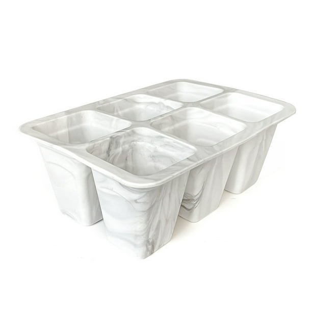 Macetas reutilizables para vivero con agujeros de drenaje: bandejas flexibles para sembrar semillas, propagar esquejes y cultivar flores o verduras tanto en interior como en exteriores