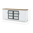 thumbnail image 4 of Legacy Classic Furniture Franklin Modern Wood Entertainment Console in White/Oak, 4 of 4
