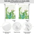 thumbnail image 2 of Easygdp Cartoon Cactus Garden Flag Yard Flag Welcome Flag, Double-Sided, Weather Resistant for Outdoor Decor - 28"x40", 2 of 9