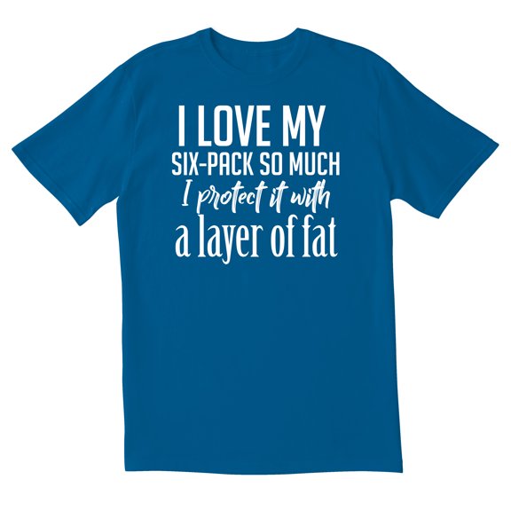 TotallyTorn I love My Six Pack Novelty Sarcastic Funny Men's T Shirts