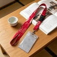 thumbnail image 6 of ID Badge Lanyard with Card Holder, 50cm Durable Woven Webbing Name Tag Strap, HD Print for Work Event Conference YYUZH, 6 of 6