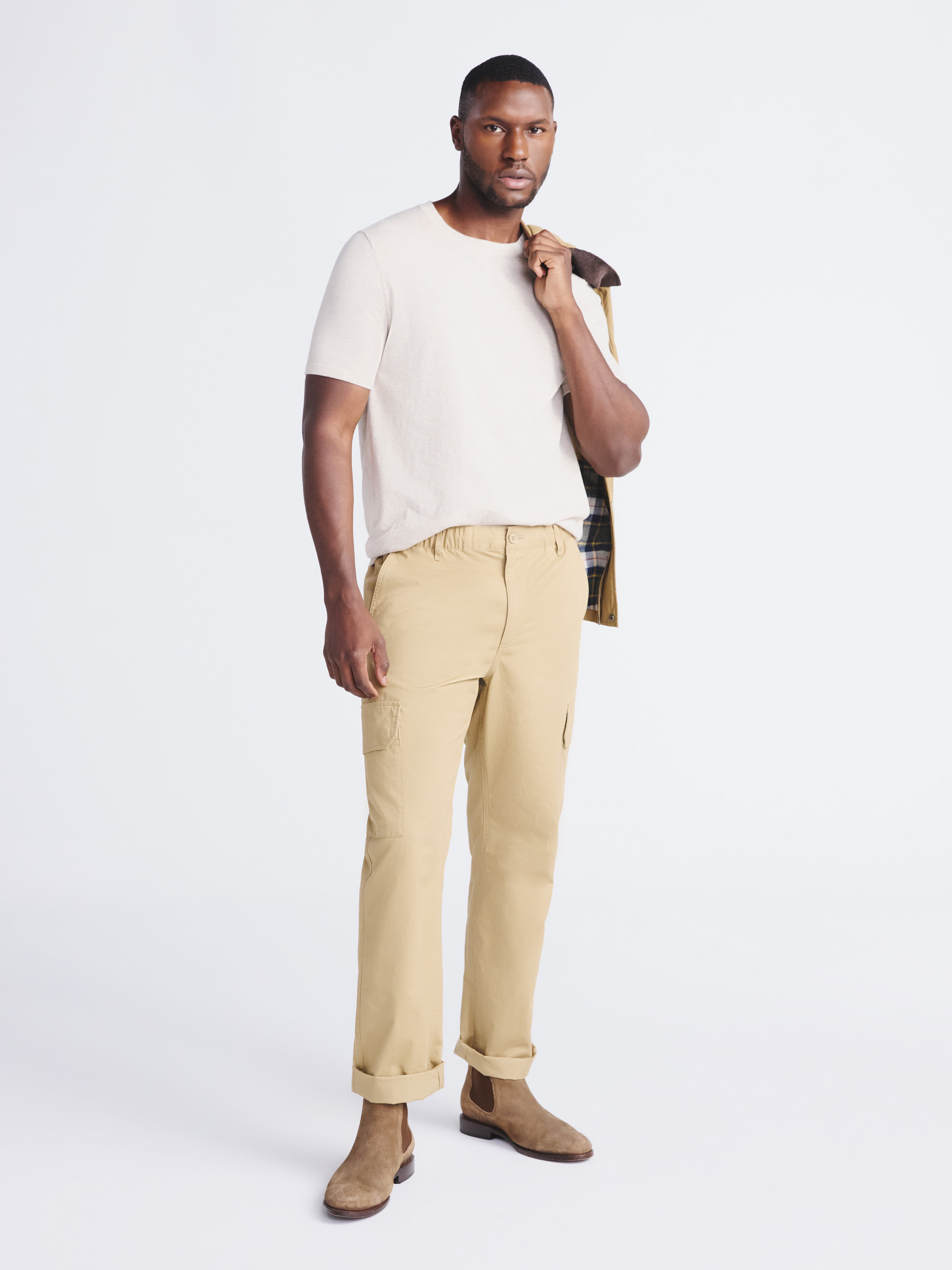 Free Assembly Men's Sweater Tee with Short Sleeves, Sizes S-3XL