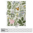 thumbnail image 4 of ARISTURING Vintage Wildflower Herbs Floral Blanket, Soft Blankets Flannel Bed Throw Cozy Lightweight Plush Gifts for Women Girls Sofa Couch Bedroom Living Rooms Warm All Season, Home Decor, 4 of 6