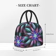 thumbnail image 2 of Yiaed Colored Abstract Print Lunch Bag Adult Insulated Lunch Box, Leakproof Cooler Food Lunch Containers Reusable High Capacity Lunch Tote Bags-One Size, 2 of 6