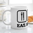 thumbnail image 4 of CafePress - Eat Sleep Fish - 20 Oz White Ceramic Mega Mug, 4 of 5