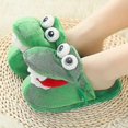 thumbnail image 5 of Children/adults Funny Crocodile Slippers Open Mouth To Walk Small Crocodile Toy Slippers Home Indoor Non-slip Cotton Slippers G, 5 of 5