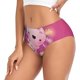 thumbnail image 2 of Fotbe Cute Pink Axolotl A Calzones Estampados para Mujer – Ropa Interior de Algodón, Cómoda, Suave y Elástica-Medium, 2 of 6