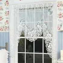 Heritage Lace 2860E-S Victorian Rose Swag - Ecru