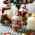 thumbnail image 6 of Christmas Candy Jar with Cute Lids, Glass Candy Jars, Candy Buffet Containers,Cookie Jars for Christmas Decoration, 6 of 10
