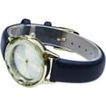thumbnail image 3 of Blekon Collections Japanese Quartz Womens Elegant Cut Crystal Bezel Leather Strap Watch, 3 of 5