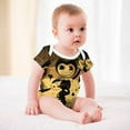thumbnail image 5 of Bendy And The Ink Machine Baby Boy Girl Short Sleeve Romper Clothing Set Print Cartoon Baby Summer One Piece Jumpsuit, 5 of 8