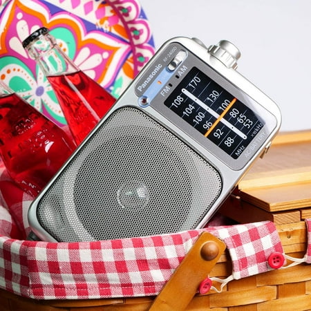 Panasonic - Portable Digital AM/FM Radio - Silver